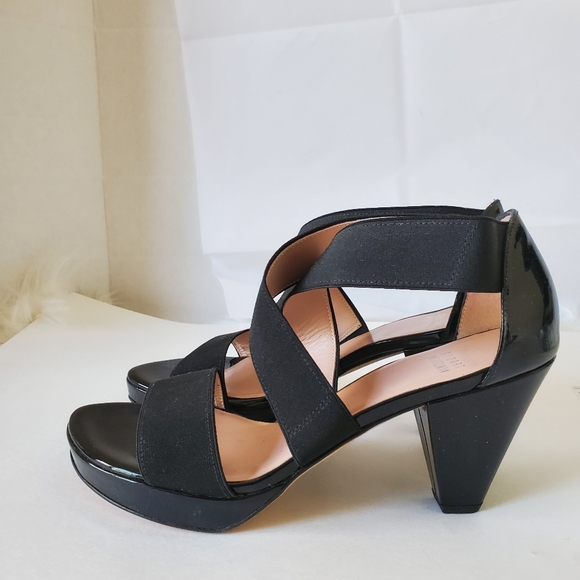 Stuart Weitzman criss cross platform sandals 6.5 M - Picture 5 of 7